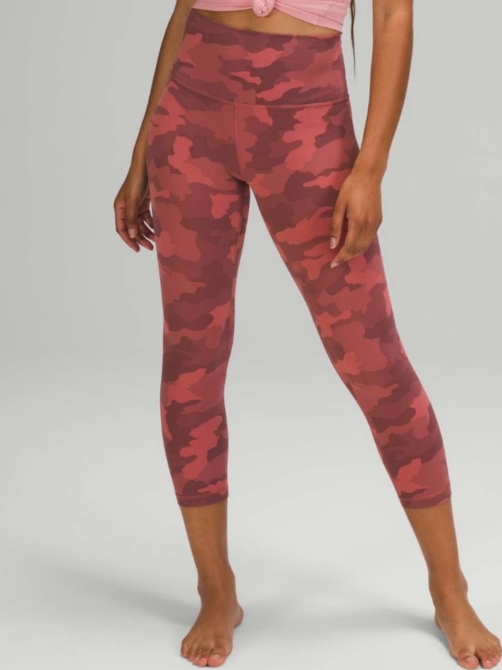 Lululemon Camo Align HR Crop 21”